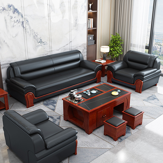 華禮龍  6988 木制臺、桌類 商務(wù)辦公茶幾會客接待室實木簡約現(xiàn)代 6988